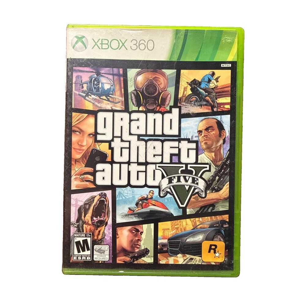 Grand Theft Auto 5 - Microsoft Xbox 360 - In Box - No Manual Or Maps